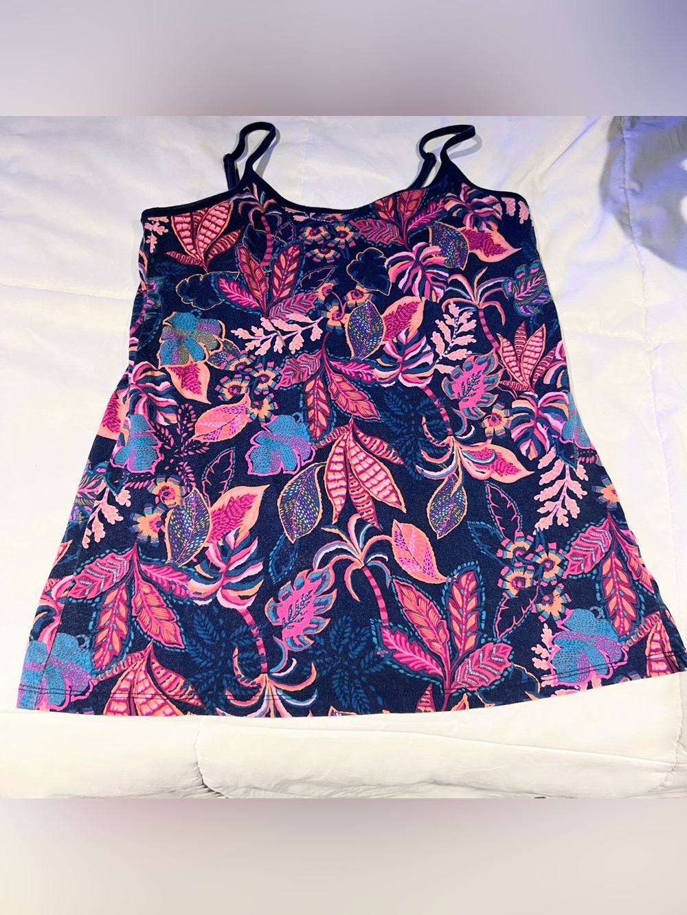 torrid Floral Navy Cami Tank Size 0